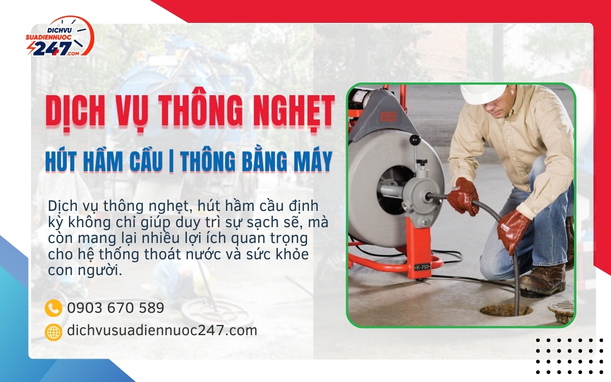 Dịch Vụ Thông Nghẹt, Hút Hầm Cầu | Thông Bằng Máy